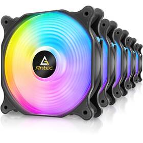 Antec 761345777346 Rgb Fans Pc Case Fan 120mm 3-pin Argb Connector 5 Packs - New