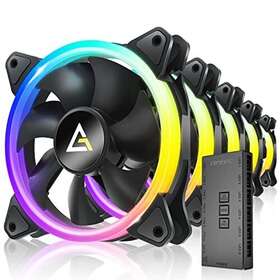 Antec 761345777414 Rgb Fans Pc 120mm Case Fan 5 Packs 3-pin