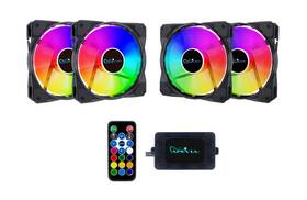 Fb4-rgb Apevia 810047130192 Frostblade 120mm Silent Rgb Color Changing Led Fan For Gaming With Re