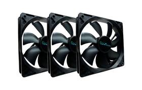 Af312s-bk Apevia 837344003882 120mm 4pin Molex And 3pin Motherboard Black Silent Case Fan 3-pk