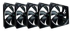 Cf514s-bk Apevia Cf514sbk 140mm 4pin Molex 3pin Motherboard Black Silent Case Fan 5pk