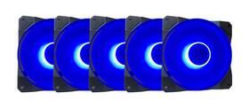 Co512l-bl Apevia Cosmos 120mm Blue Led Ultra Silent Case Fan With 16 Leds And Anti-vibra
