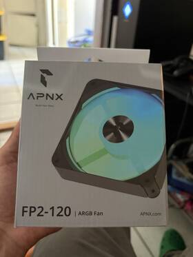 Fp2-120 Apnx Argb 120mm Case Fan Reverse-flow Blade 83.87 Cfm 1800 Rpm