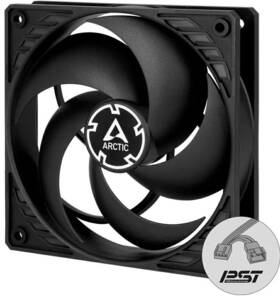 Acfan00121a Arctic P12 Pwm Pst Co Black 120 Mm Case Fan Continous Operation Computer Pc