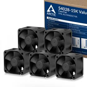 Acfan00274a Arctic S4028-15k 5 Pack 40x40x28 Mm Pc Server Fan 1400-15000 Rpm Pwm Cooler