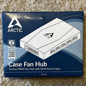 Acfan00175a Arctic Case Fan Hub 10fold Pwm Distributor With Sata Power