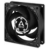 Acfan00152a Arctic P8 Silent Black 80 Mm Case Fan Very Quiet Motor Computer 1600 Rpm