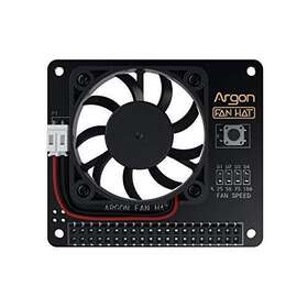 Argon Forty 670924946939 Fan Hat For Raspberry Pi 4 40mm With Power Button Pwm And Software