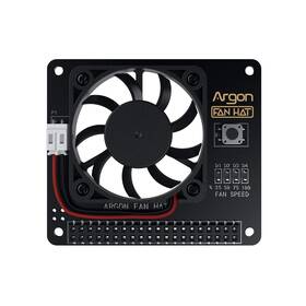 Argon Forty 711181399158 Fan Hat For Raspberry Pi 4 40mm With Power Button Pwm And Software