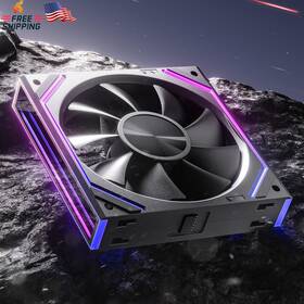 Asiahorse 313044293254 Dawn 120mm Case Fan Argb Pwm 1850rpm/71cfm Airflow Forward And Reverse