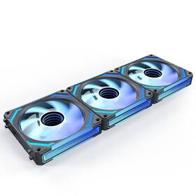 Asiahorse 313100085069 Cosmiq 120mm Rgb Pc Fans 3-pack Pwm Argb Quiet Cooling 2000rpm