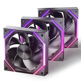 800-18 Asiahorse 445031878847 Nyota 120mm Case Fan With Efficient Cooling Argb Lighting