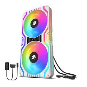 800-1800rpm Asiahorse 8001800rpm Matrix White 48 Addressable Rgb Leds 240mm Fans