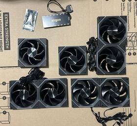 Agfan-120 Asiahorse 120mm Pwm Argb Fans 6 Reverse / 2 Foward Airgoo Controller Sata