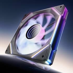 Amici5gt-140-b-1pac-r-osk-us Asiahorse Amici 140mm Argb Pc Case Fan Hdb Bearing With 140mmblack-1pack