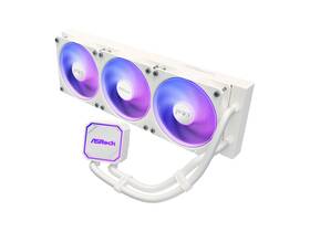 Asrock 711581493544 Aio Pro White 360 Argb 27mm Radiator Waterblock Hub-lighting