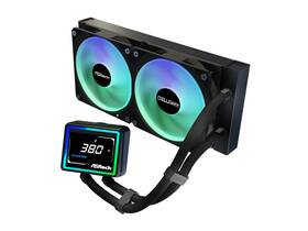 90-acla24-baaga6 Asrock Aio Challenger 240 Digital 27mm Radiator 3 Inch Display With Argb