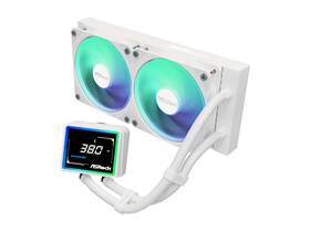 90-acla24-waaga6 Asrock Aio Challenger White 240 Digital 27mm Radiator 3 Inch Display With