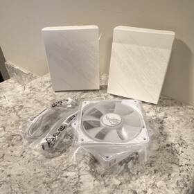 Asus Mf-12s Rog Argb 120mm White Pwm 4-pin Fluid Bearing 1800rpm 2x