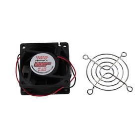 Fan-33 Audiopipe 12v 0.09a Dc/ac Square High-speed Fan For Electronics Installation Solution