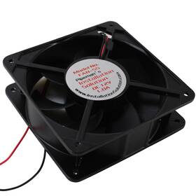 Fan-55 Audiopipe 12 Volt Square High-speed 106cfm Waterproof And Quiet Cooling Fan For Electronics