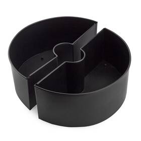 2344 Auldhome Design Sh Umbrella Planter For Patio Table With Hole Black Ena