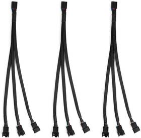 Aypzuke 716842258843 3 Pack Computer Pc Pwm Fan Splitter Cable 1 To 4 Pin