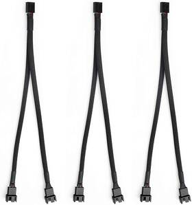 Aypzuke 733257825125 3 Pack Computer Pc Pwm Fan Splitter Cable 1 To 2 4 Pin