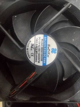 Bao Dikai Bdh12025b Wire Axial Cooling Fan 120mm 120x120x25mm Dc 12v
