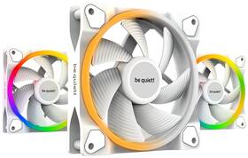 Be Quiet 260052190241 Light Wings White 120mm Pwm Triple Pack Premium Argb Low Noise Cooling Fan 4-pin