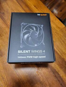 Bl097 Be Quiet Silent Wings 4 Pwm High-speed 140mm Case Fan - Black -two Fans