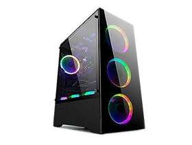 Bgears 853704001725 B-voguish-rgb Gaming Pc Atx Case Include 6 X 120mm Argb Fans 1 10 Fa
