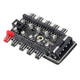 Bitblockmining 767153157776 Molex 10 Port 4pin Case Fan Hub Pwm Splitter For 12v 3pin/4pin Computer