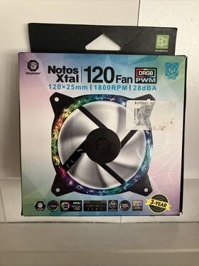 Bitspower 712914786067 Touchaqua Notos Xtal 120 Fan Digital Rgb