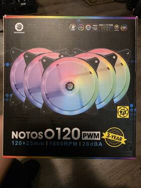 Bptanto1218d5 Bitspower Touchaqua Notos O 120 Fan Digital Rgb 5 Pack Great Condition