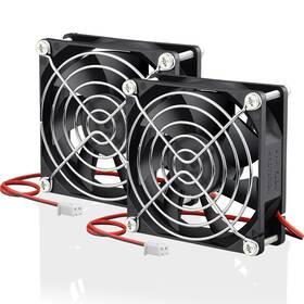 Gda8025s12n28x25-30 Branded 2 80mm X 25mm 12v Ip67 Waterproof Dc Cooling Fan Dual Ball Bearing Ventilat