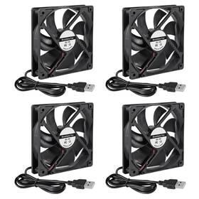 Branded 313106432430 4pcs 120mm Usb Brushless Cooling Fan 5v Dc Quiet Mini Computer Appliance