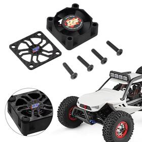 Branded01 445028742793 30mm Rc Car Esc Cooling Fan With Carbon Fiber Cover Brushed Motor