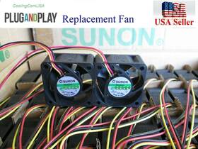 Brocade Icx7250-24p 2x Quiet Replacement Fans For Icx7250-48