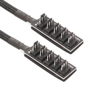 Buyminers.ca 756839797252 Pwm Fan Splitter Extension Cable - 1 To 5 Computer Compati