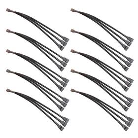 Fansplitter310 Buyminers.ca Pc Fan Splitter Extension Cable 1 To 3 Pwm And 4 Pin Cooling Fans 10-pack