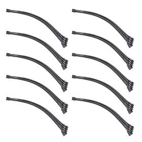 Fansplitter410 Buyminers.ca Pc Fan Splitter Extension Cable - 1 To 4 Pwm Compatible With 3 &