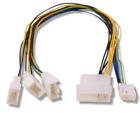 Cb-ec-df002 Evercool Fan Splitter Pin Molex Qty Pwm Headers Long Connect