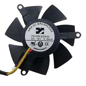 Fs1250-s2053a Ccbbaa 768161995732 New For Gigabyte Gtx 1050 Ti 12v 0.19a Graphics Card Fan