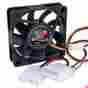 Cf6015b Logisys 2.36 X 60mm Case Fan W 3-pin 4-pin Connectors Black 6933412704720
