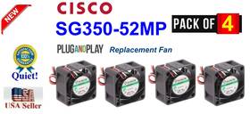 Sg350x-48mp Cisco Pack 4x Quiet Fans For Sg350-52mp Stackable Managed Switch Low Noise
