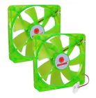 Cmf-1425-gn Coolmax 2pcs Green Uv 895963136411