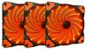 Co512l-og Apevia Cosmos Orange Led Ultra Silent Case Fan 837344006913