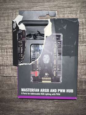 Cooler Master 884102066849 Masterfan Argb And Pwm Hub With 6 Ports