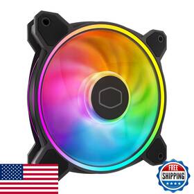 Cooler Master B0bwkzgyxj Mf120 Halo Argb 120mm Pwm Case Fan Dual Loop Addressable Rgb